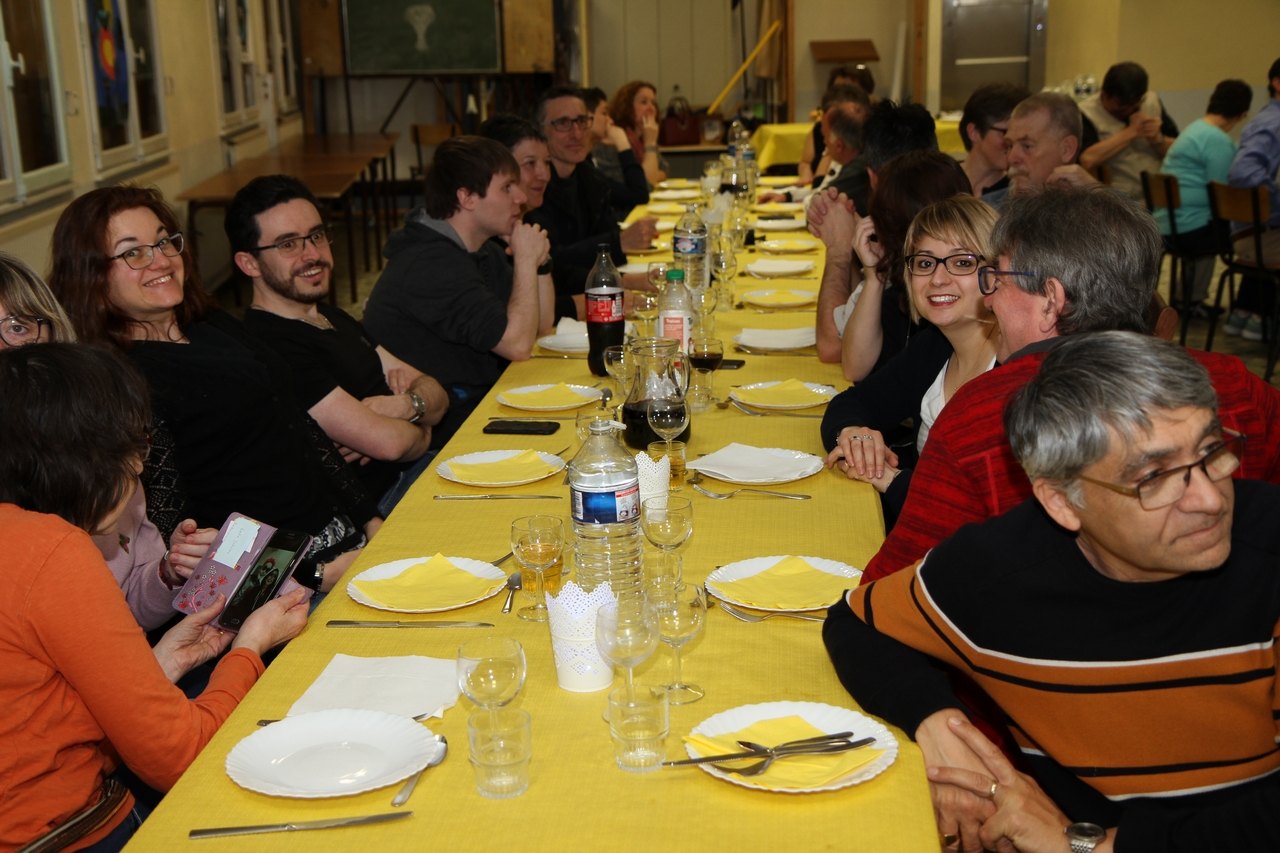 Repas annuel du club 6 avril 2019. 